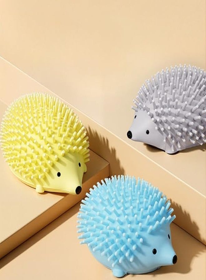 Cyrox Cute Hedgehog Pet Self-Grooming Scratcher with Soft Silicone Spikes & High-Grip Suction Cup for Walls & Glass, Enabling Dogs & Cats to Independently Relieve Itching, Calm Stress & Comfort (1Pcs) (Green) - Image 4